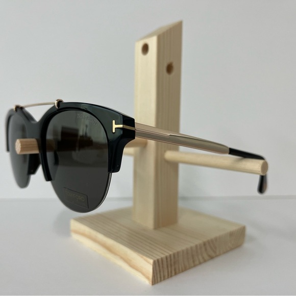 Tom Ford TF-517 Adrenne Sunglasses Black 01A New - Picture 2 of 3